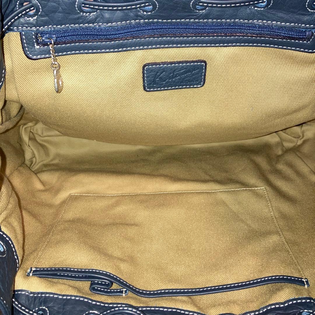 【美品】kitamura 肩掛け可　A4収納 本革　キタムラ　トートバッグ