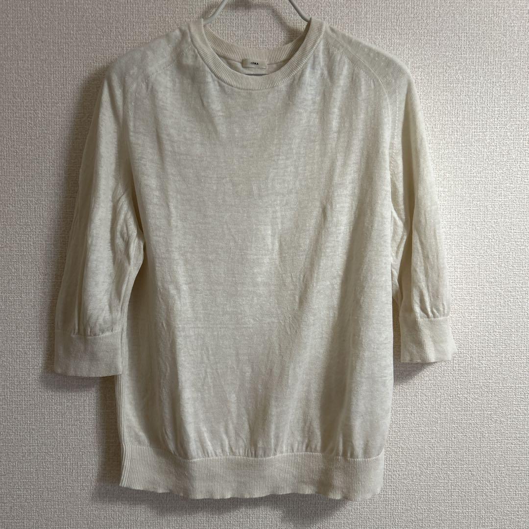 最新コレックション IENA トップス 5分袖トップス リネン トップス