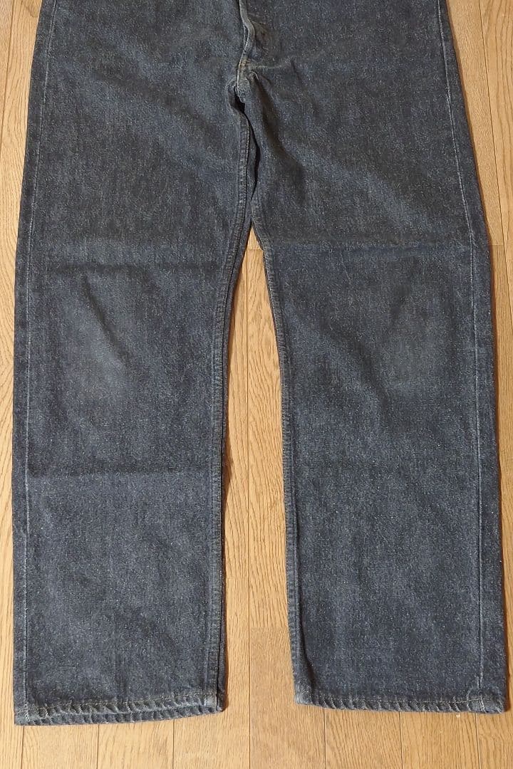 92年 W38 美品　USA製 リーバイス　501 先染め　BLACK　L30