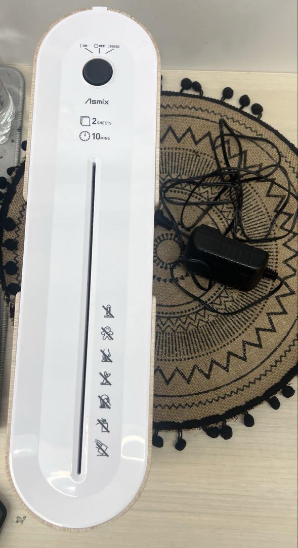 コンパクト 卓上 木目 B07WD マイクロカット A4 シュレッダー アスカ