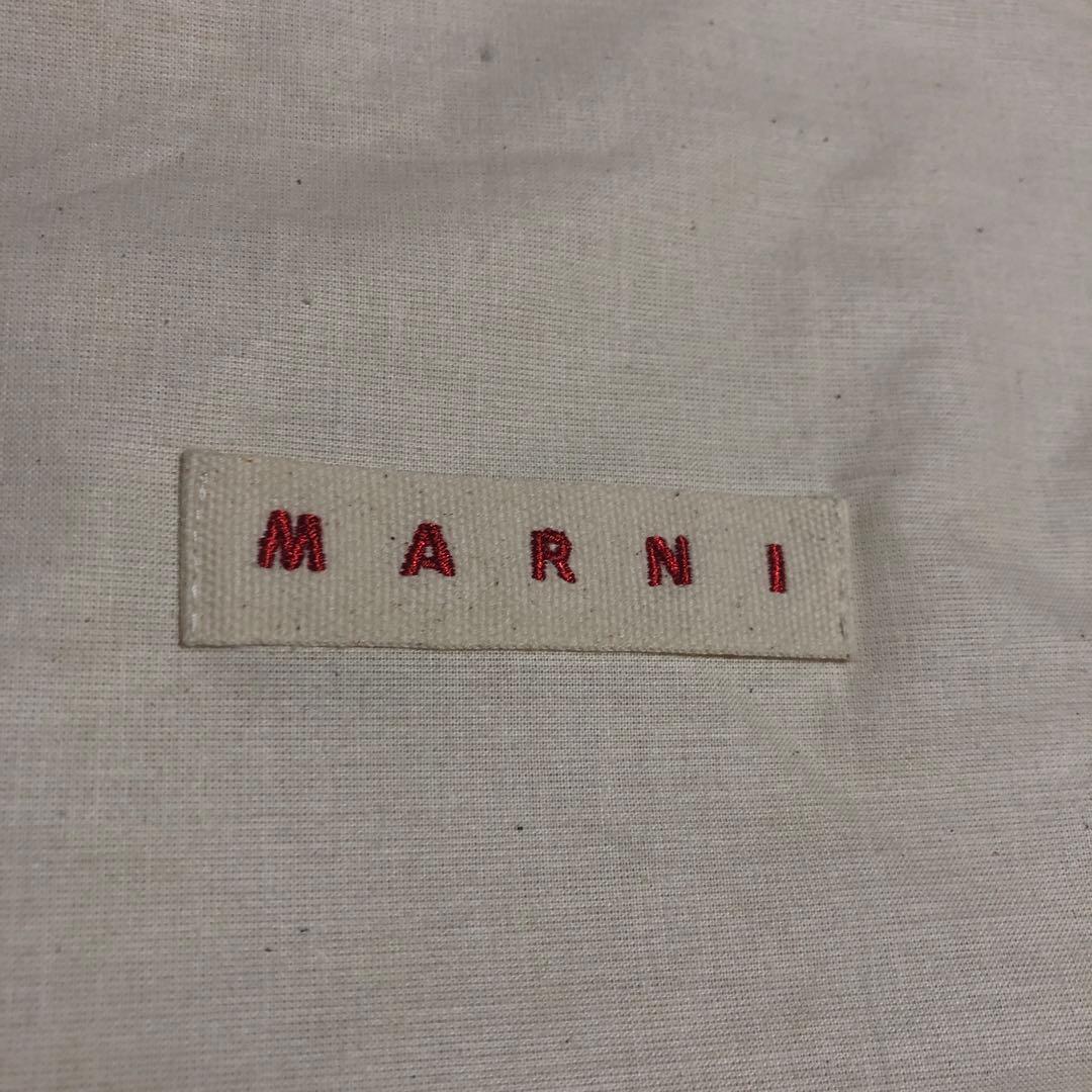 【MARNI・マルニ】 ロープハンドル トートバッグ　ハンドバッグ ホワイト