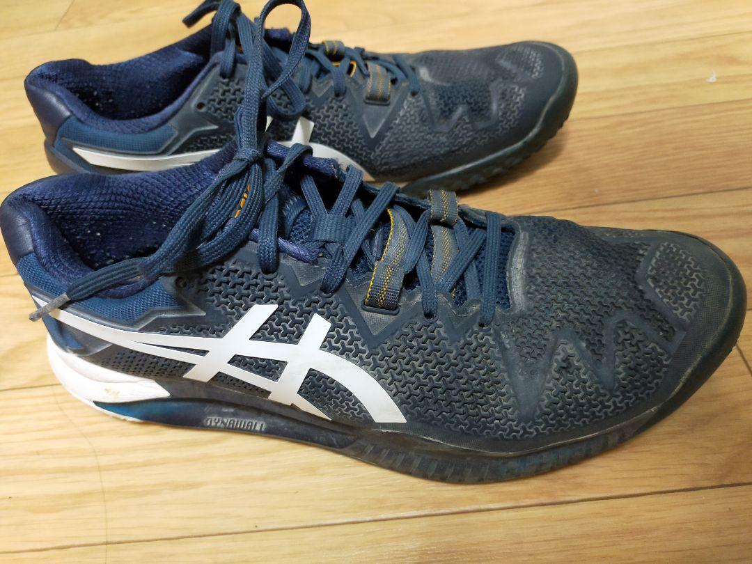U*i様 ASICS テニスシューズ ゲルレゾリューション　25.5cm オムニ