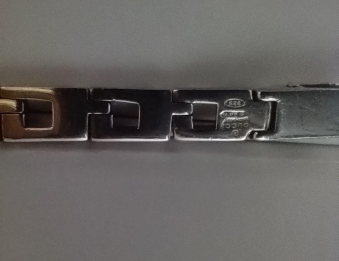 GUCCI 　G Shaped Bracelet　ブレスレット　シルバー925
