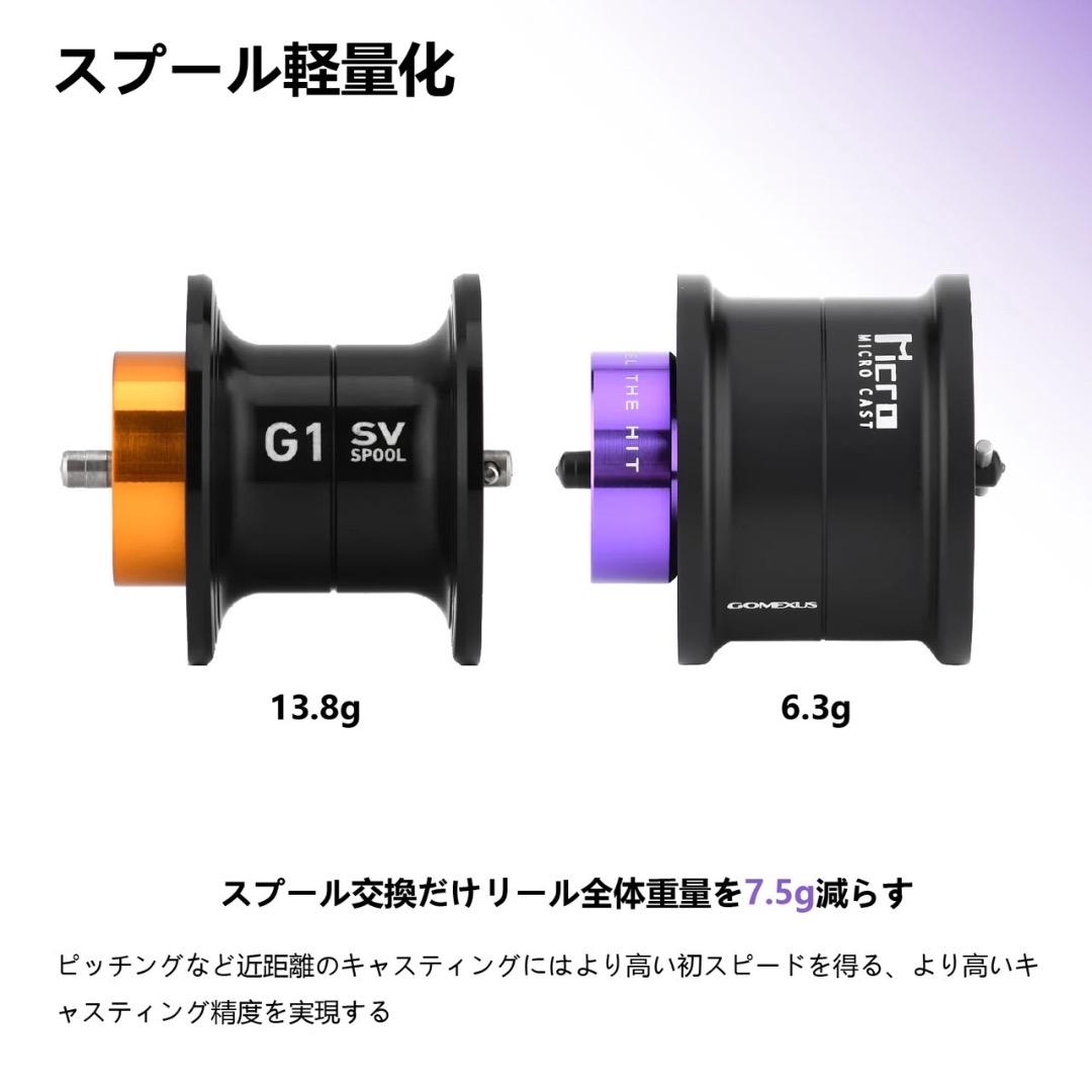 ゴメクサス 超々ジュラルミン製 スプール ダイワ スティーズ CT SV TW