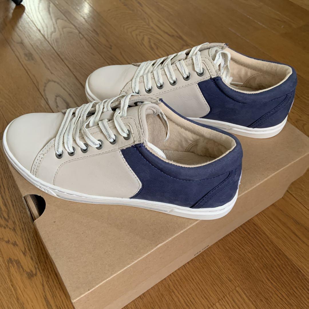 UGG スニーカー　W TOMI PRIX ベージュ&ブルー　23cm