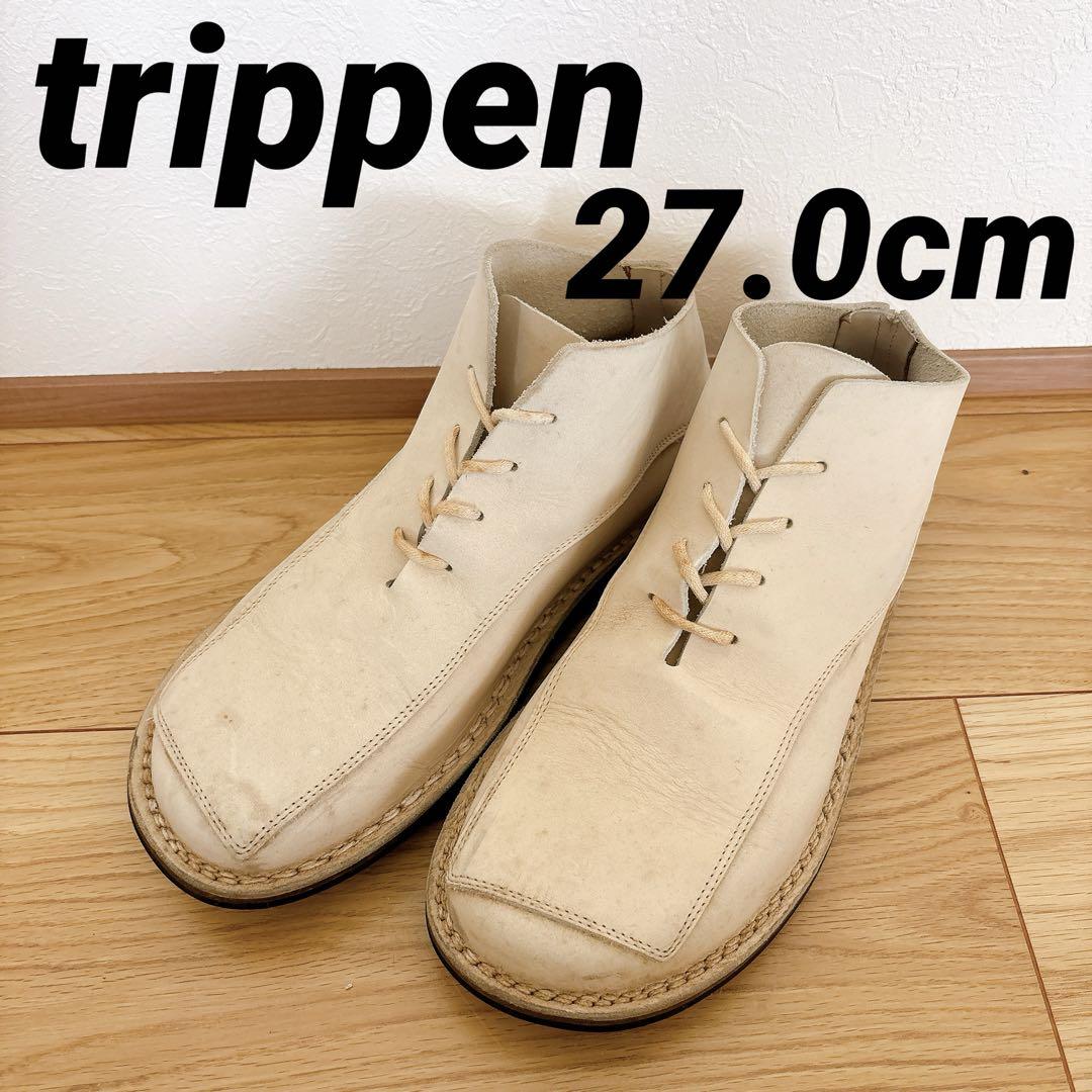 トリッペン スクーター メンズ Midブーツ ヌバックレザー
