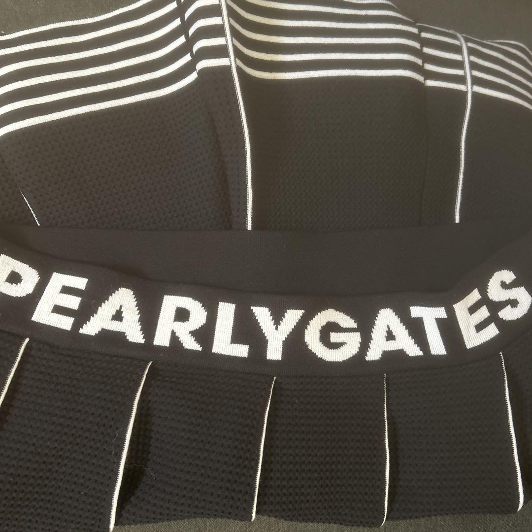 メーカー 新品未使用 送料無料 ワッフルプリーツスカート ゴルフ PEARLYGATES レディースウェア