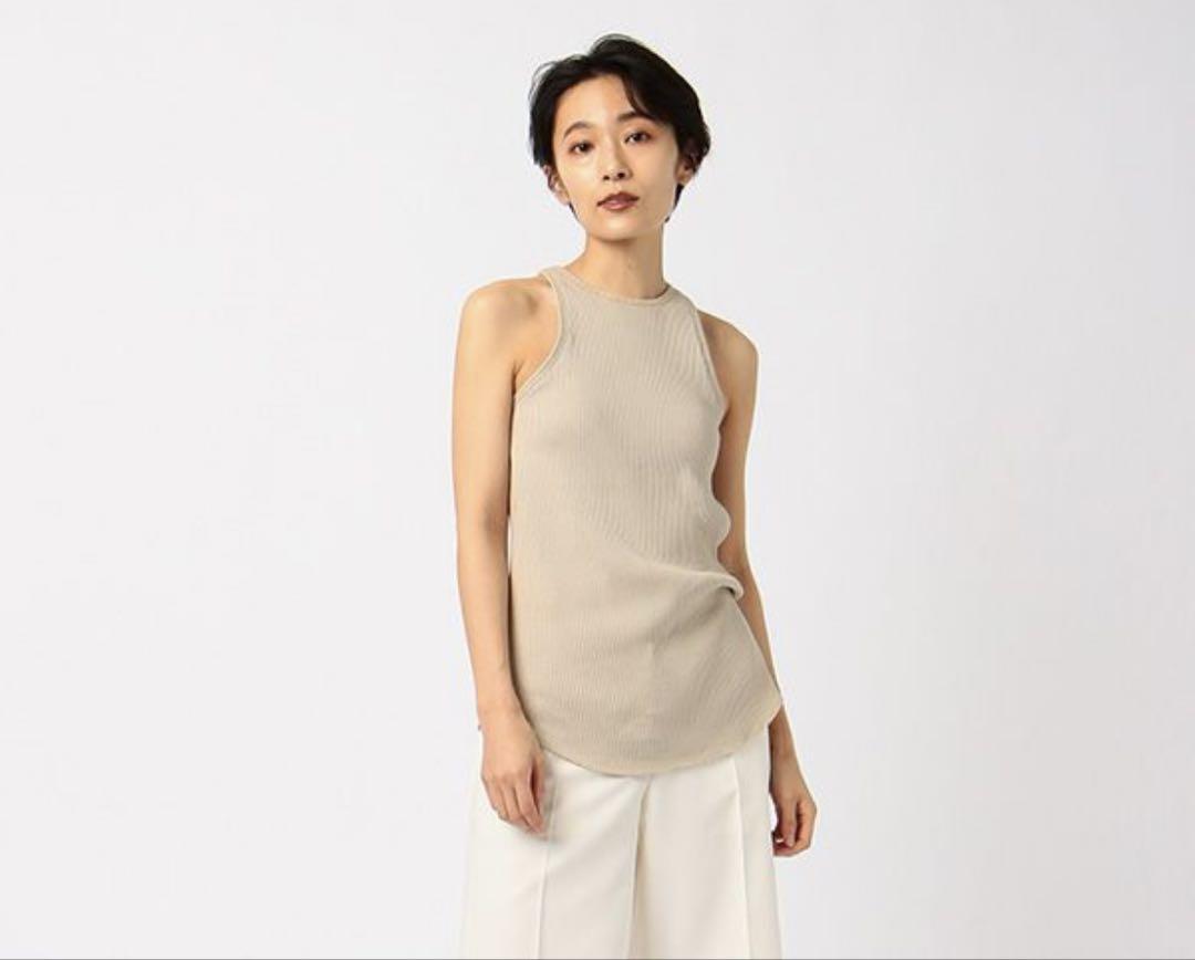 ETRETOKYO カップアメスリタンクトップ BEIGE