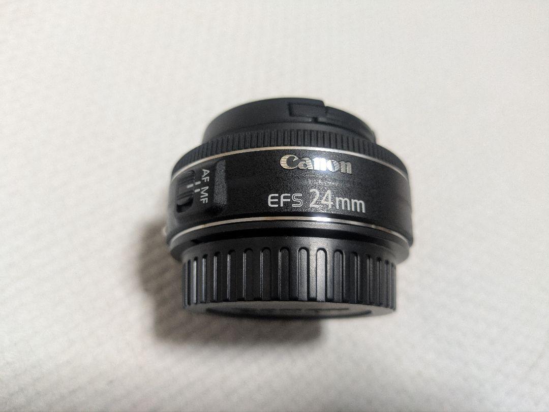 Canon　単焦点レンズ EFS 24mm f/2.8 STM　プロテクター付
