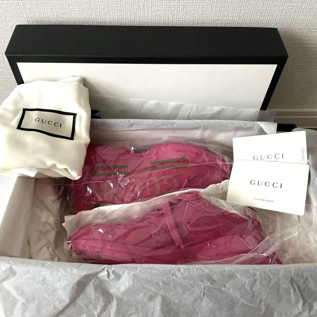GUCCI RHYTON 半額！ライトン スニーカー 新品 37 ピンク 正規品