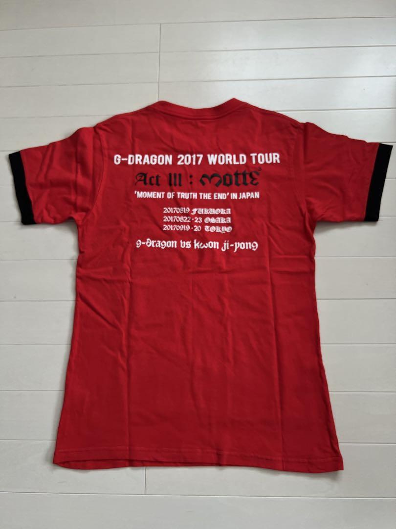 レア G-DRAGON ジヨン 2017 WORLD TOUR Tシャツ ジヨン G-DRAGON 2017 WORLD TOUR Tシャツ - メルカリ