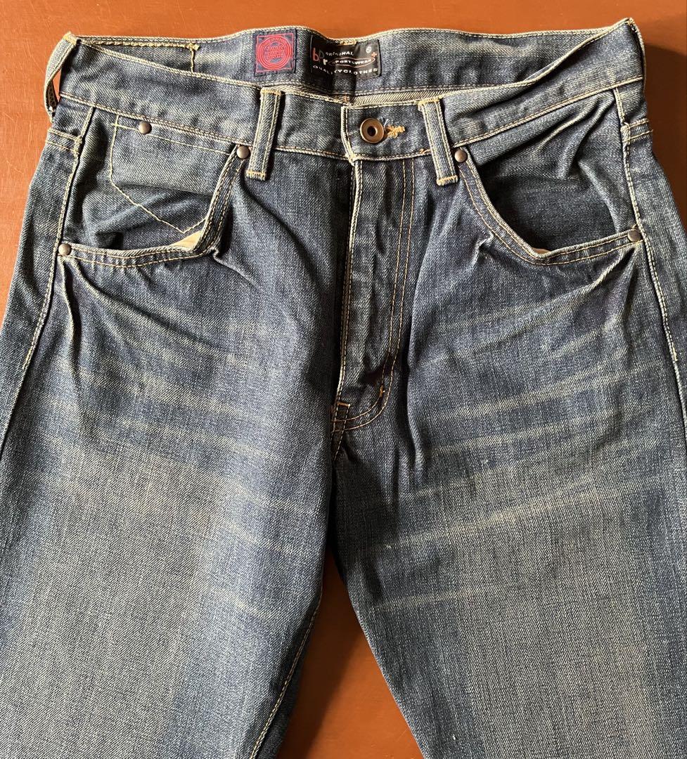 新品BEAMS ＋耳付きデニムジーンズ 日本製