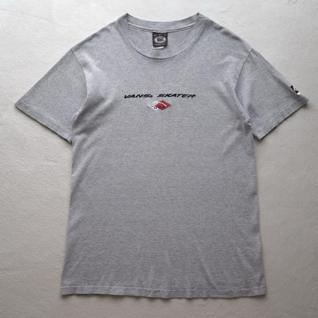90s OLD vans バンズ ジップ付き 半袖スウェット Tシャツ スマホで購入】VANS（バンズ）90s USA製 OLD SKATE プリントT