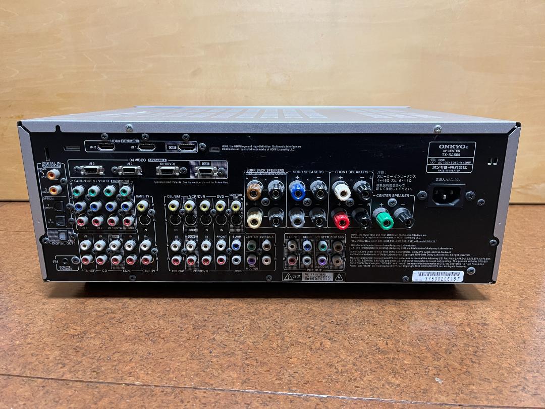 ONKYOオンキョーTX-SA605AVアンプ