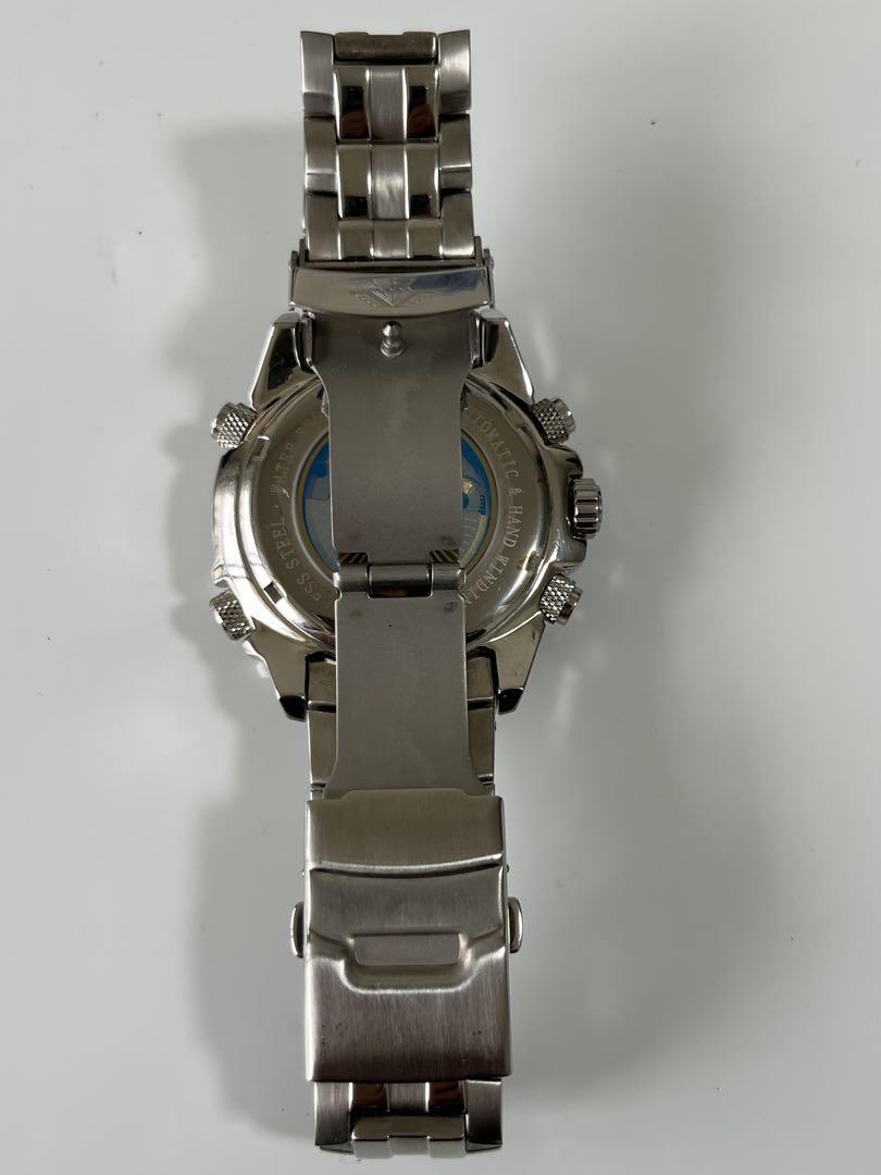 DOMINICドミニク　機械式自動巻き　ジャンピング秒針　多機能　稼働良好　美品