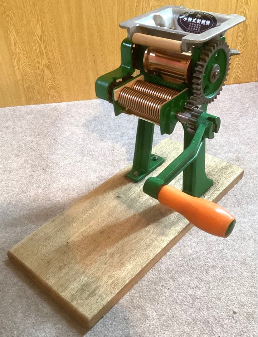 小野式製麺機1型/片刄2.2mm人気のプラハン&ギアカバー付き　二郎系　家二郎