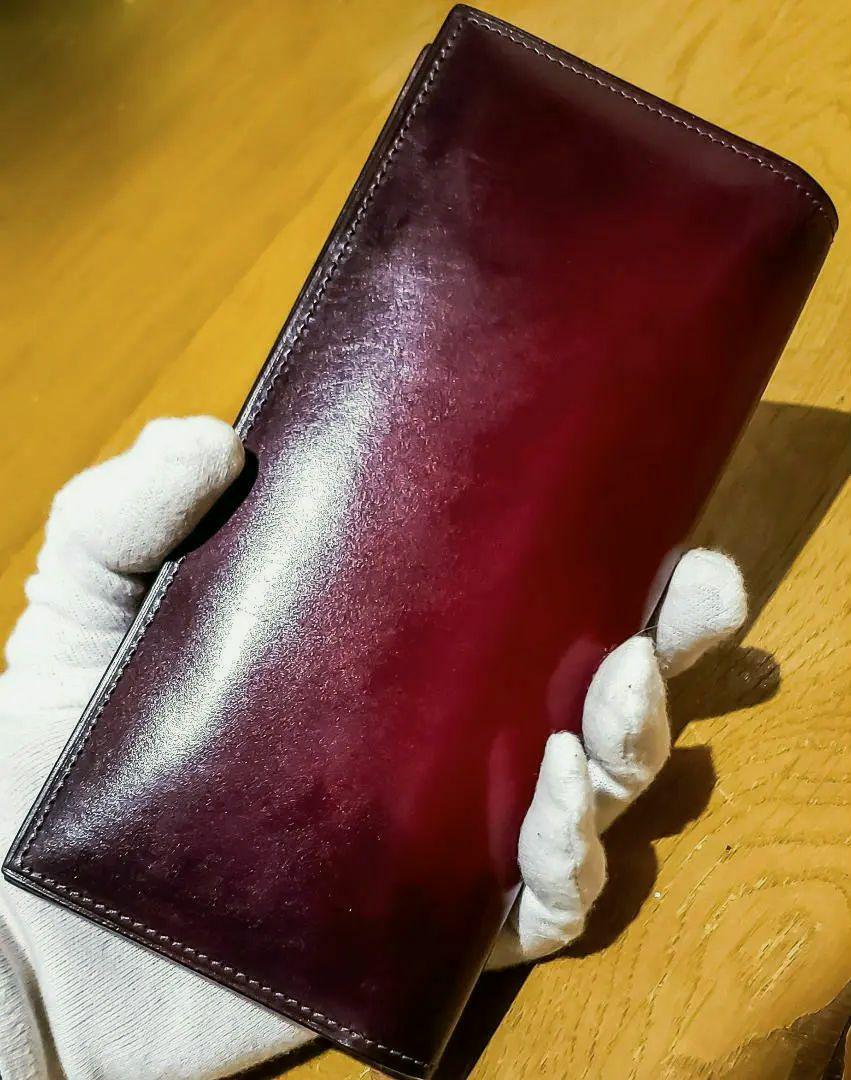 ほぼ新品❗ユハク 長財布】YUHAKUの絵画技法 染色YVE110
