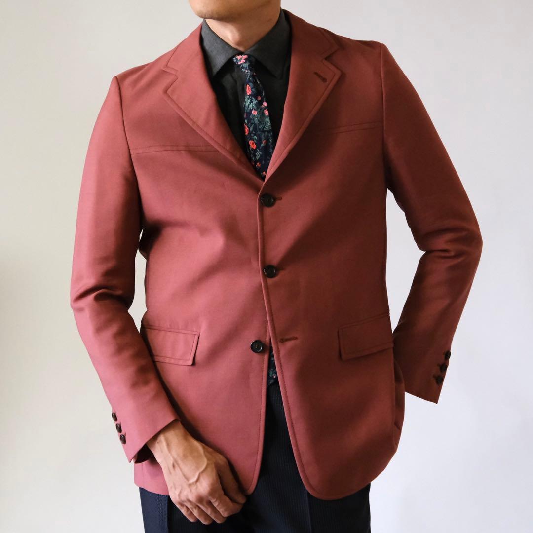 PRADAプラダ サファリベルテッドチェリージャケット48M PRADA