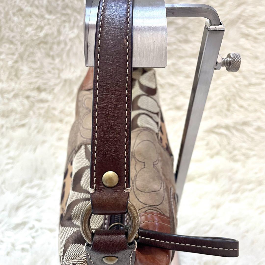 ✨希少 良品✨COACH コーチ アクセサリーポーチ パッチワーク