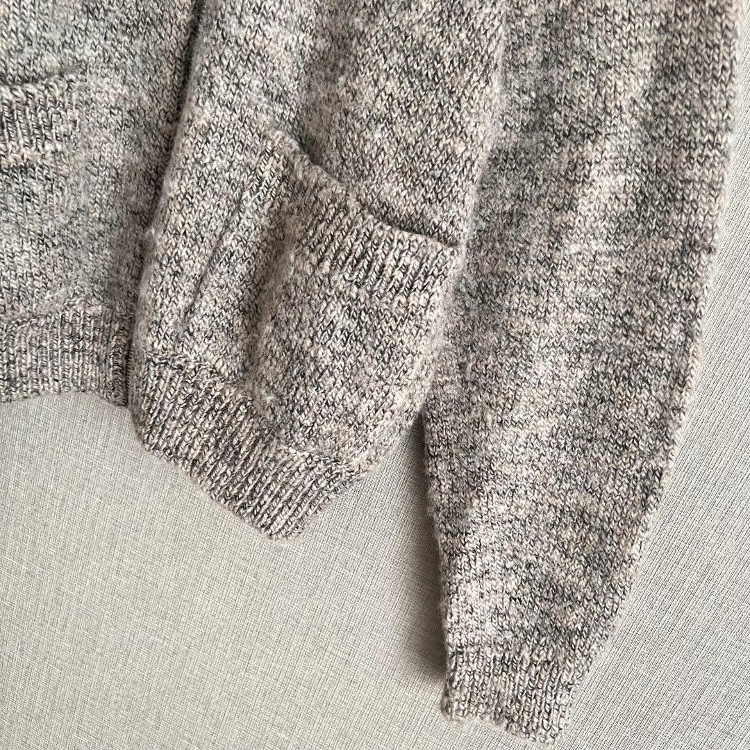 H BEAUTY-YOUTH ニットジャケット ジップカーディガン ベージュ LL・H BEAUTY&YOUTH UNITED ARROWS MEDICALDB_JP