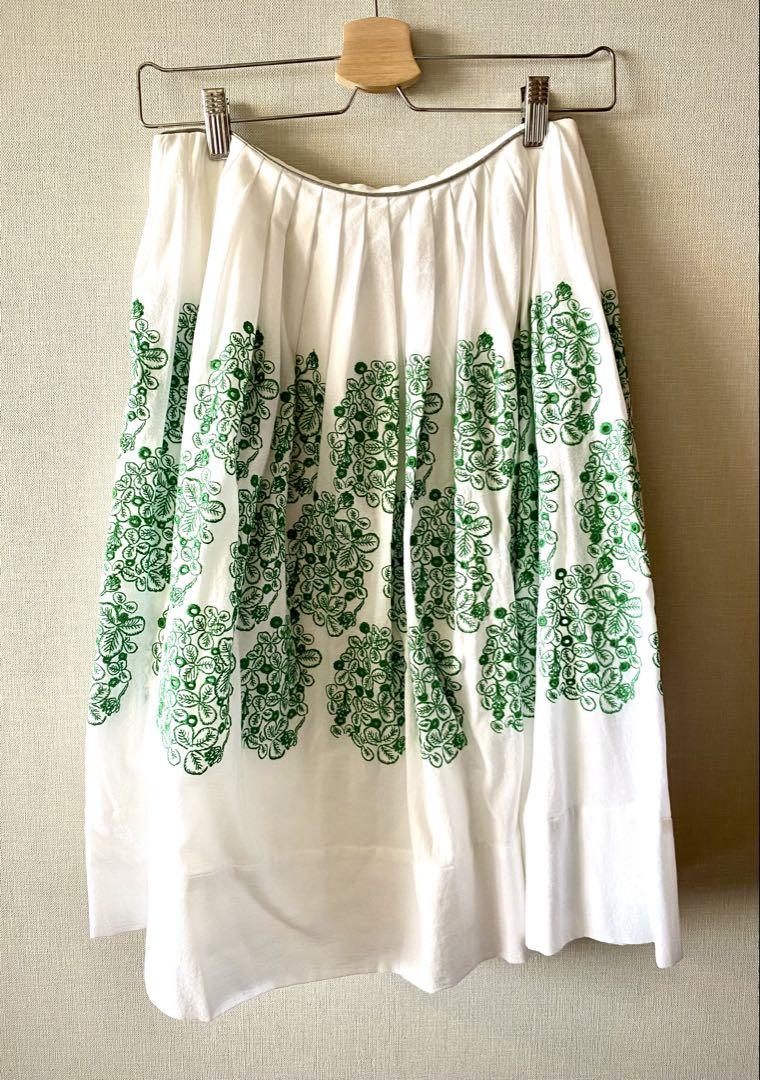 【新品同様】ミナペルホネン　スカート 「sometines lucky」