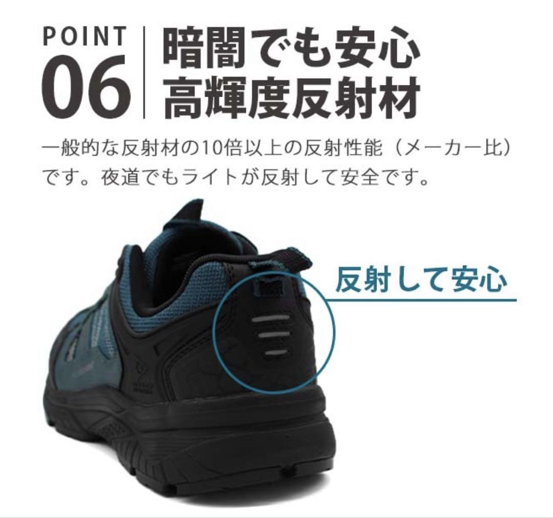 ダンロップリファインド　スニーカー 28.0cm ブルーグリーン　6E