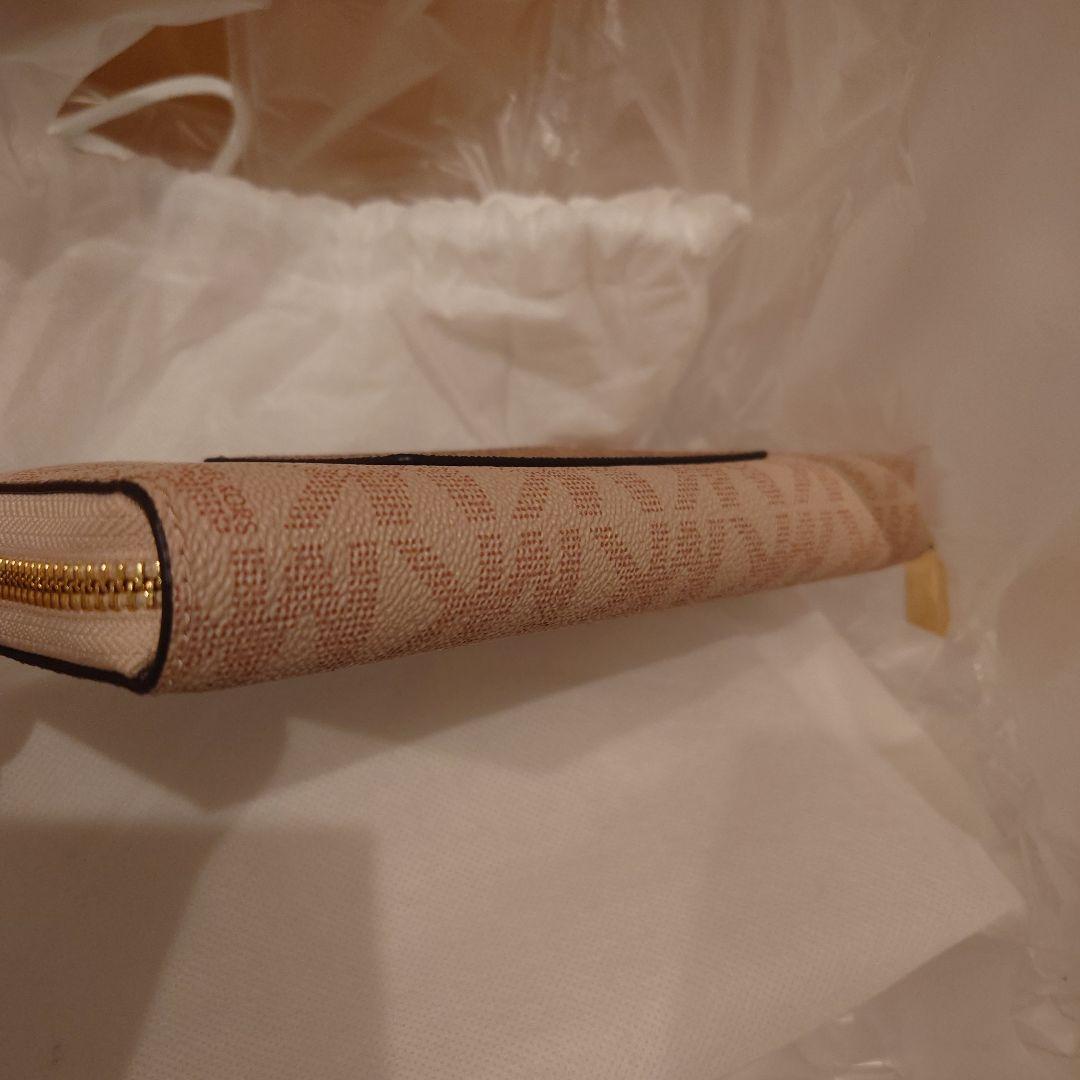 【未使用保管品】MICHAEL KORS ロゴプリント長財布　ピンク