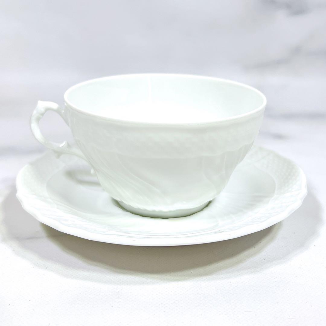 【極美品】Richard Ginori ベッキオホワイト カップ＆ソーサー 1客