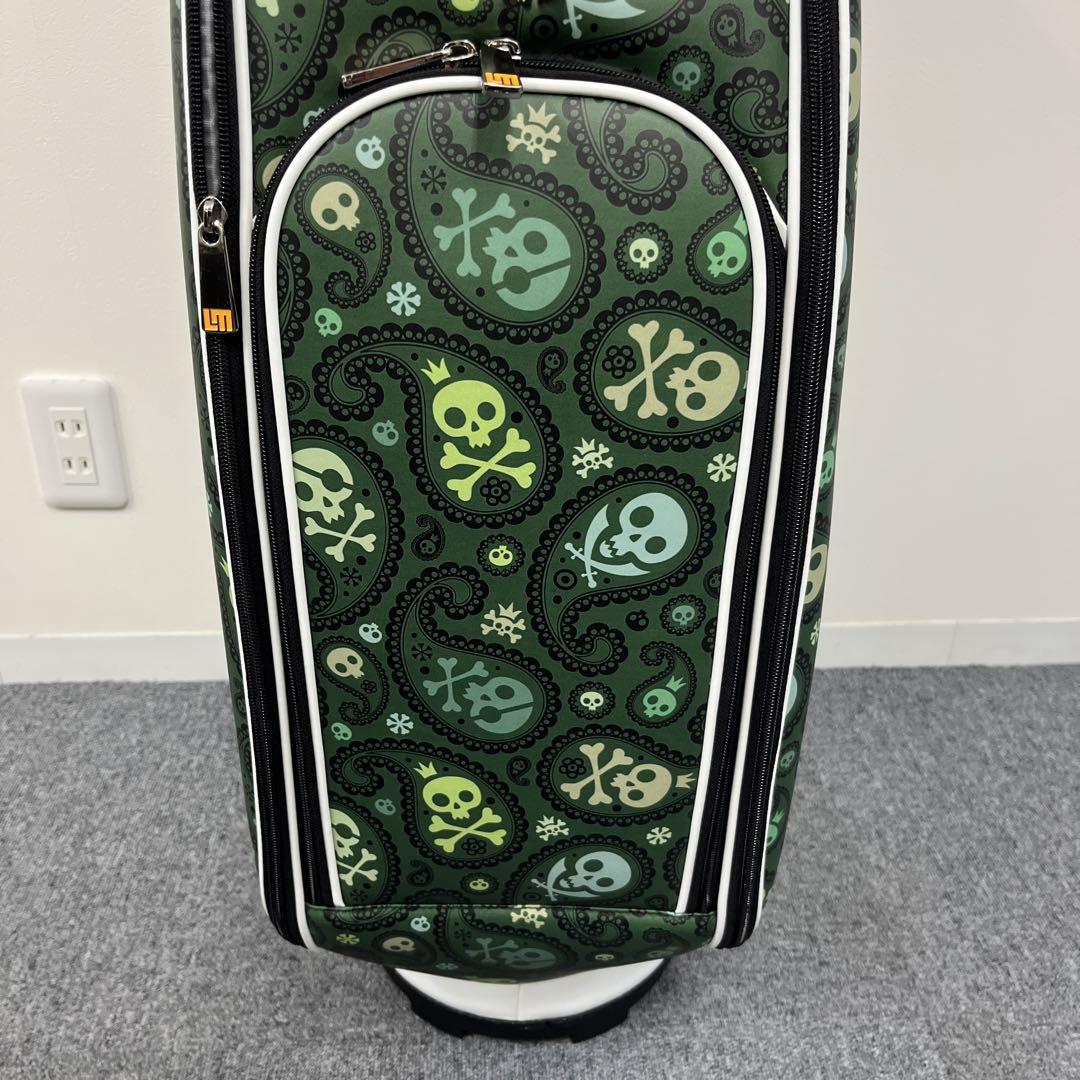 【未使用】ラウドマウス キャディバック 9.5型 スカル柄 LOUDMOUTH