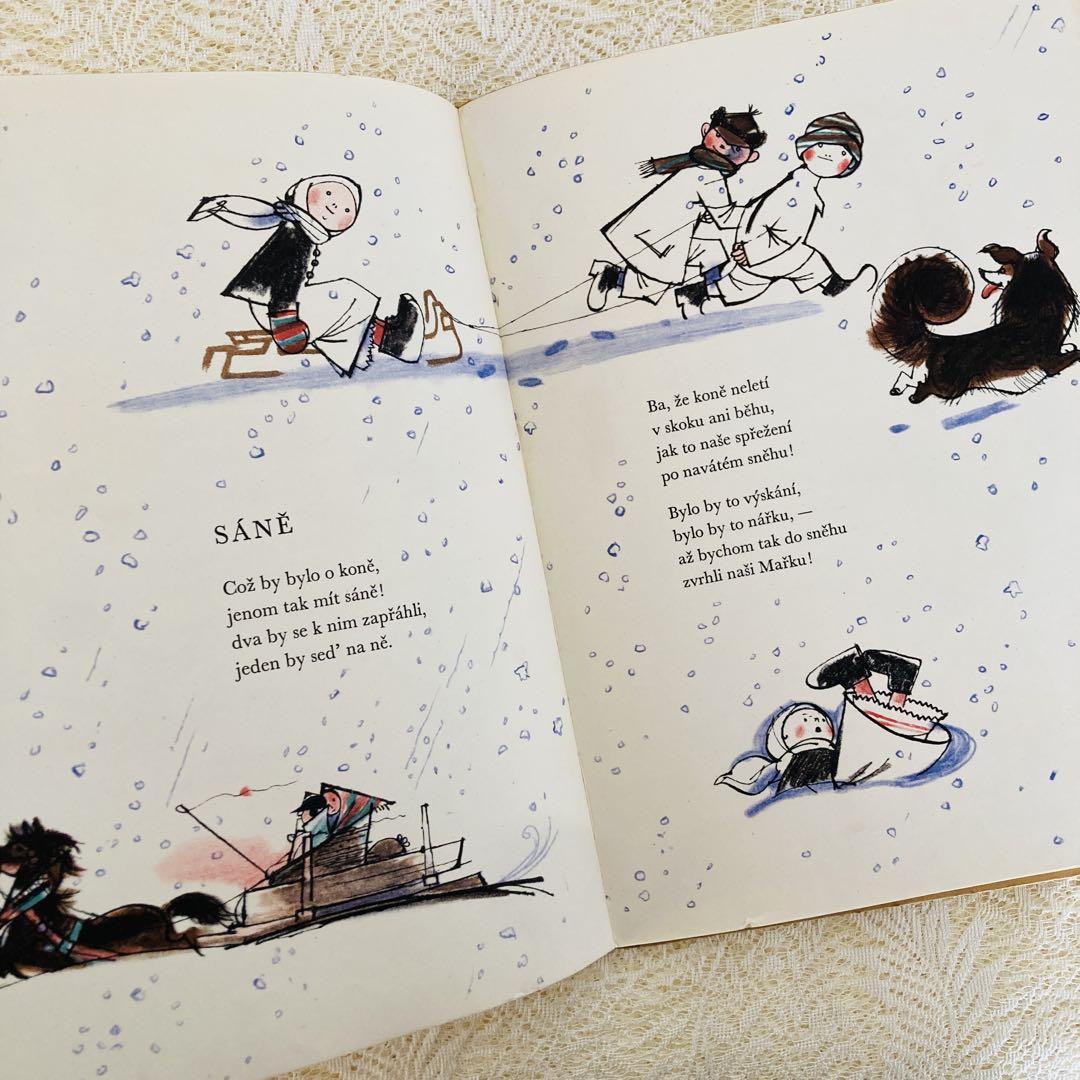 1961年 チェコ絵本 アドルフ・ザーブランスキー 洋書 古書
