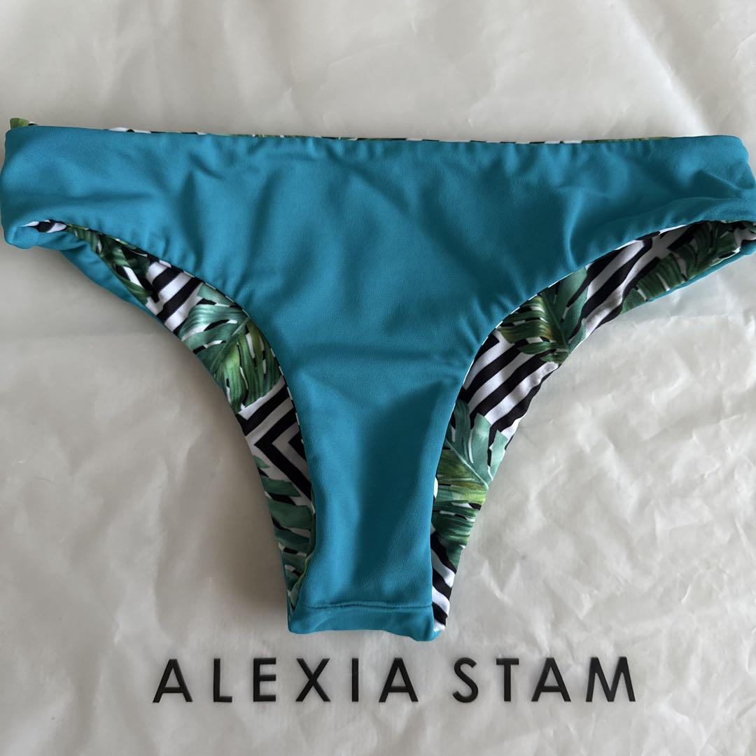 ブランド通販サイト ALEXIA STAM 葉柄ビキニボトム 新品 - メルカリ 水着・ラッシュガード