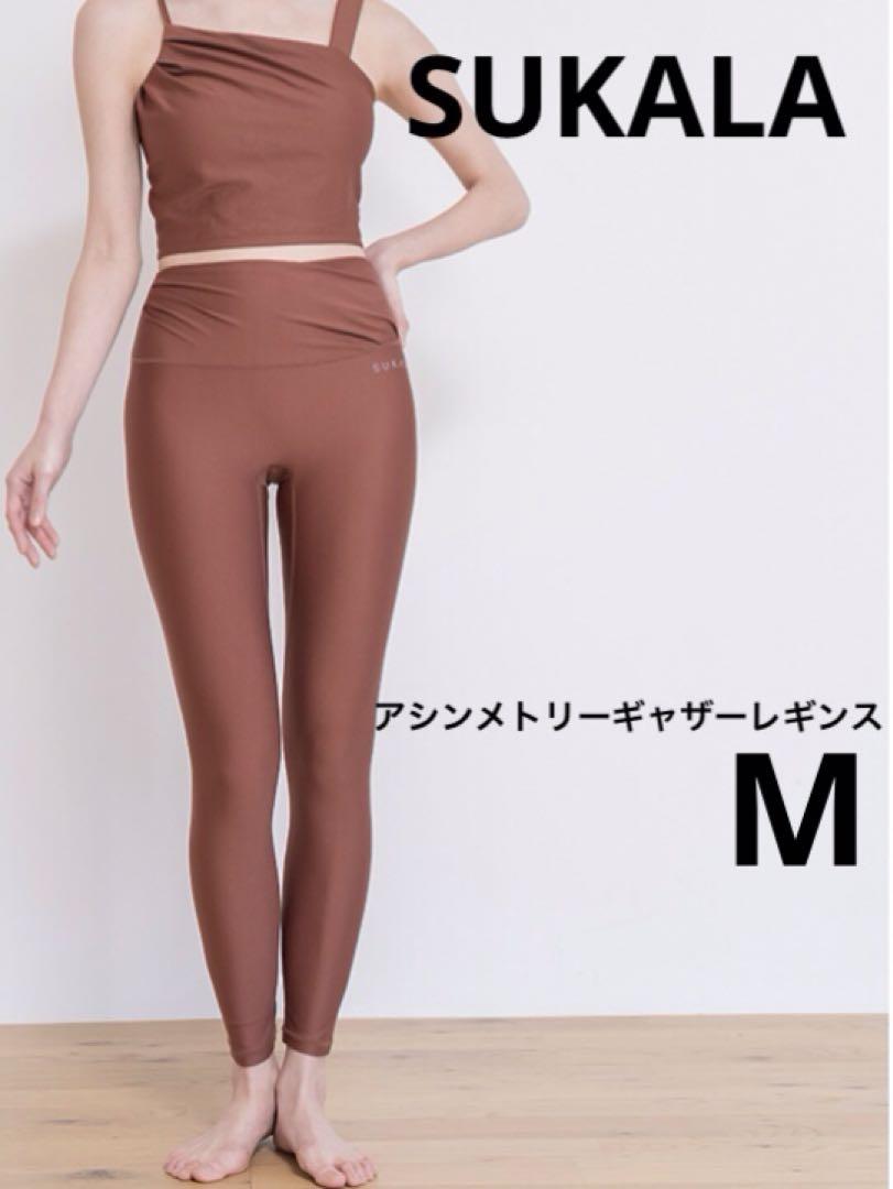 SUKALA  アシンメトリーギャザーレギンスM