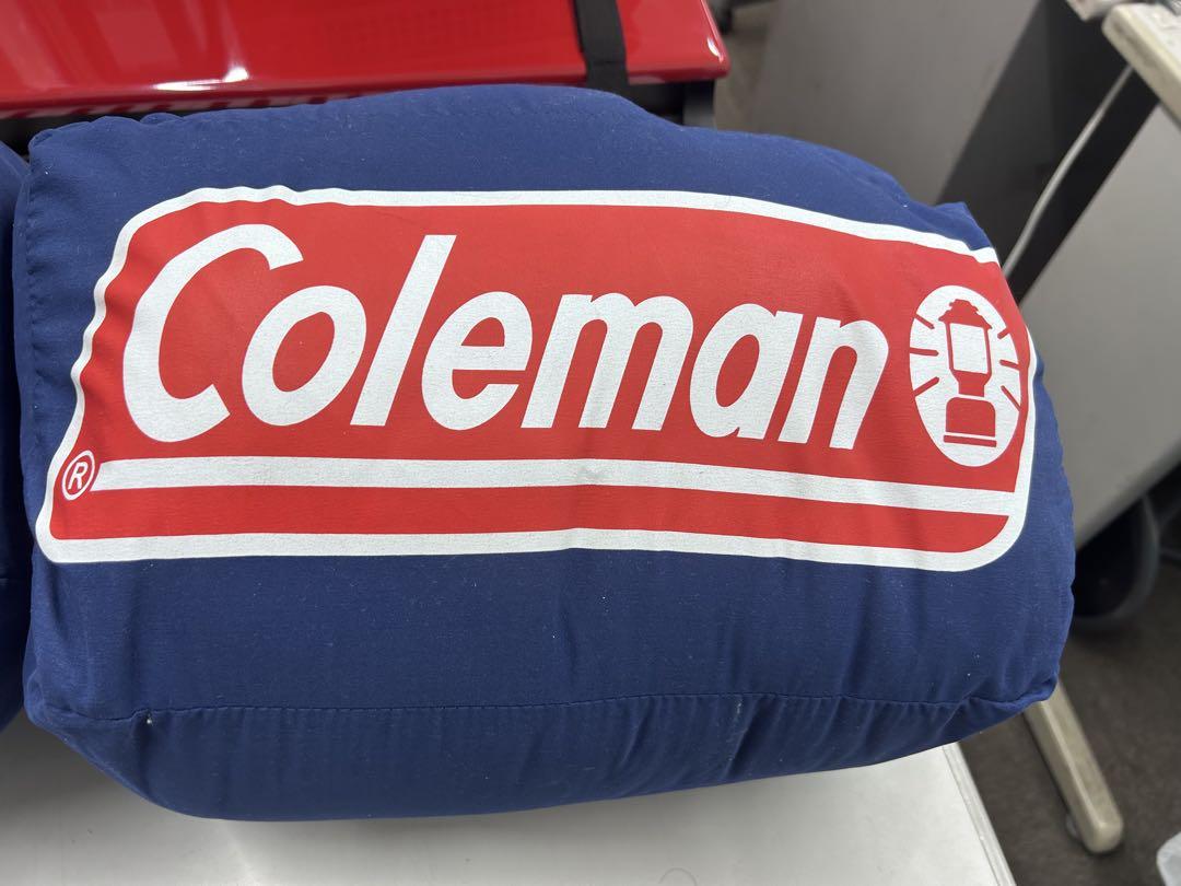 Coleman 寝袋　2個セット ネイビー　破れなし　確認済み