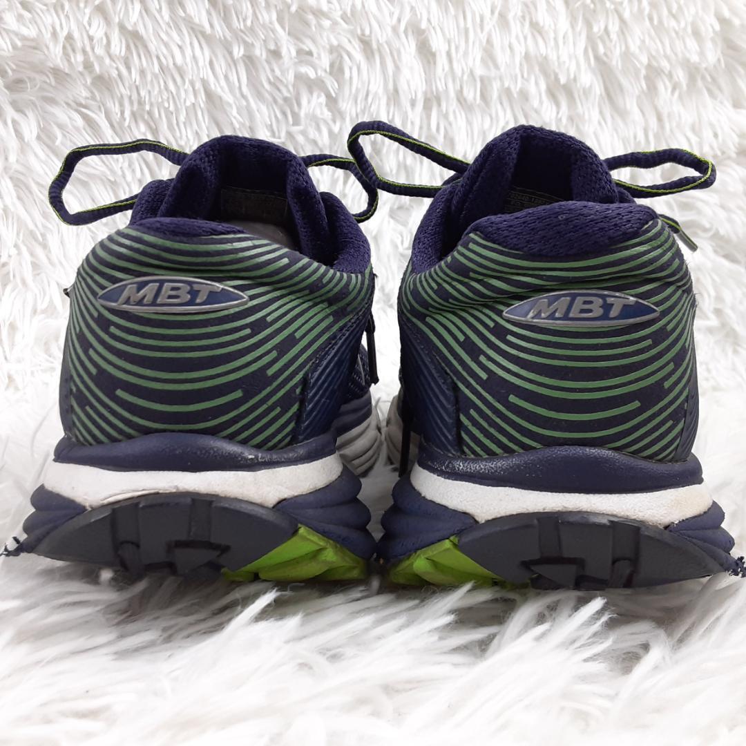 良品 23.5㎝◎MBT COLORADO X スニーカー ネイビー グリーン