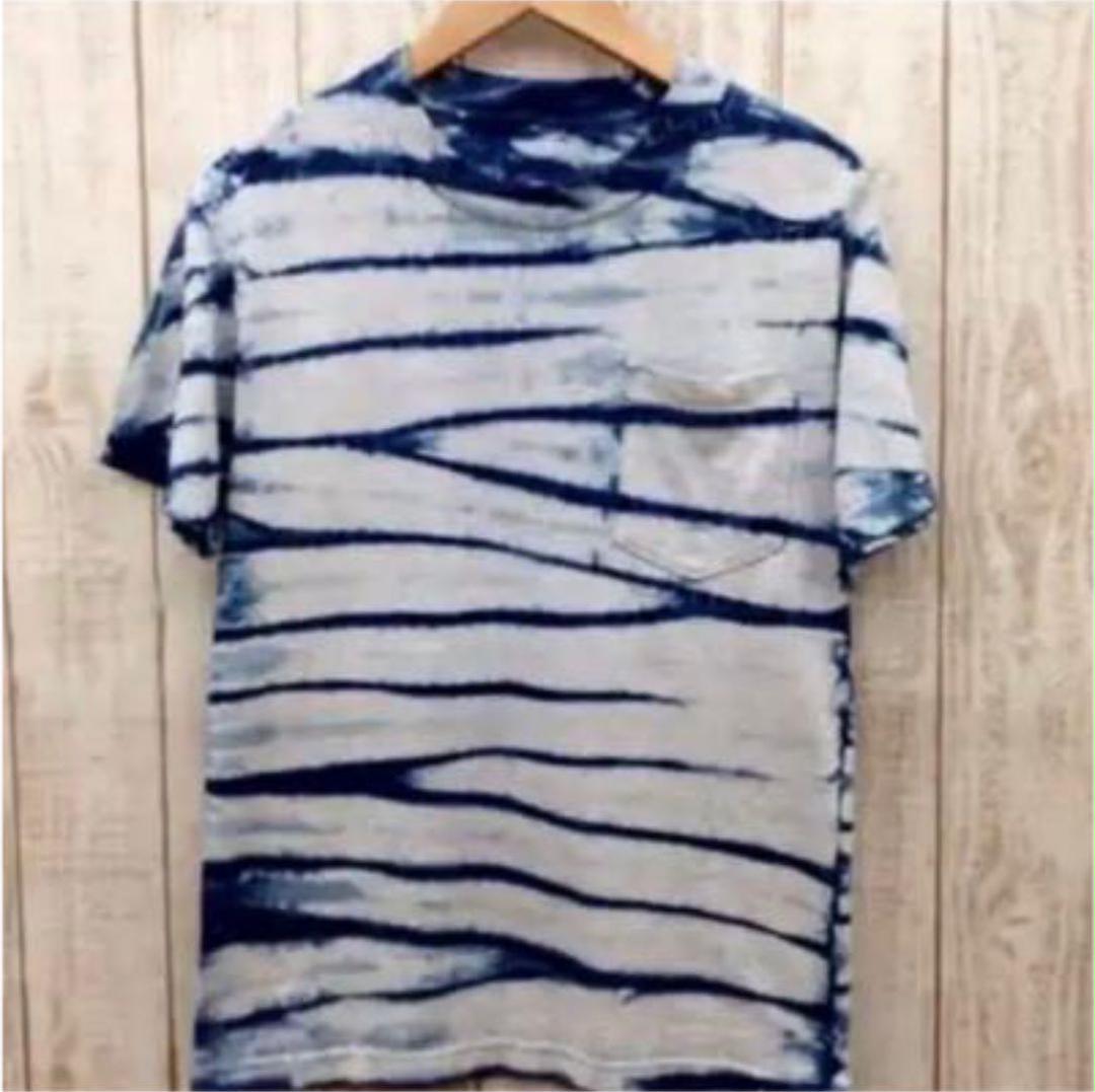 TENDERLOIN Tシャツ TEE 半袖 インディゴ タイダイ 藍染 TENDERLOIN Tシャツ TEE 半袖 インディゴ タイダイ 藍染