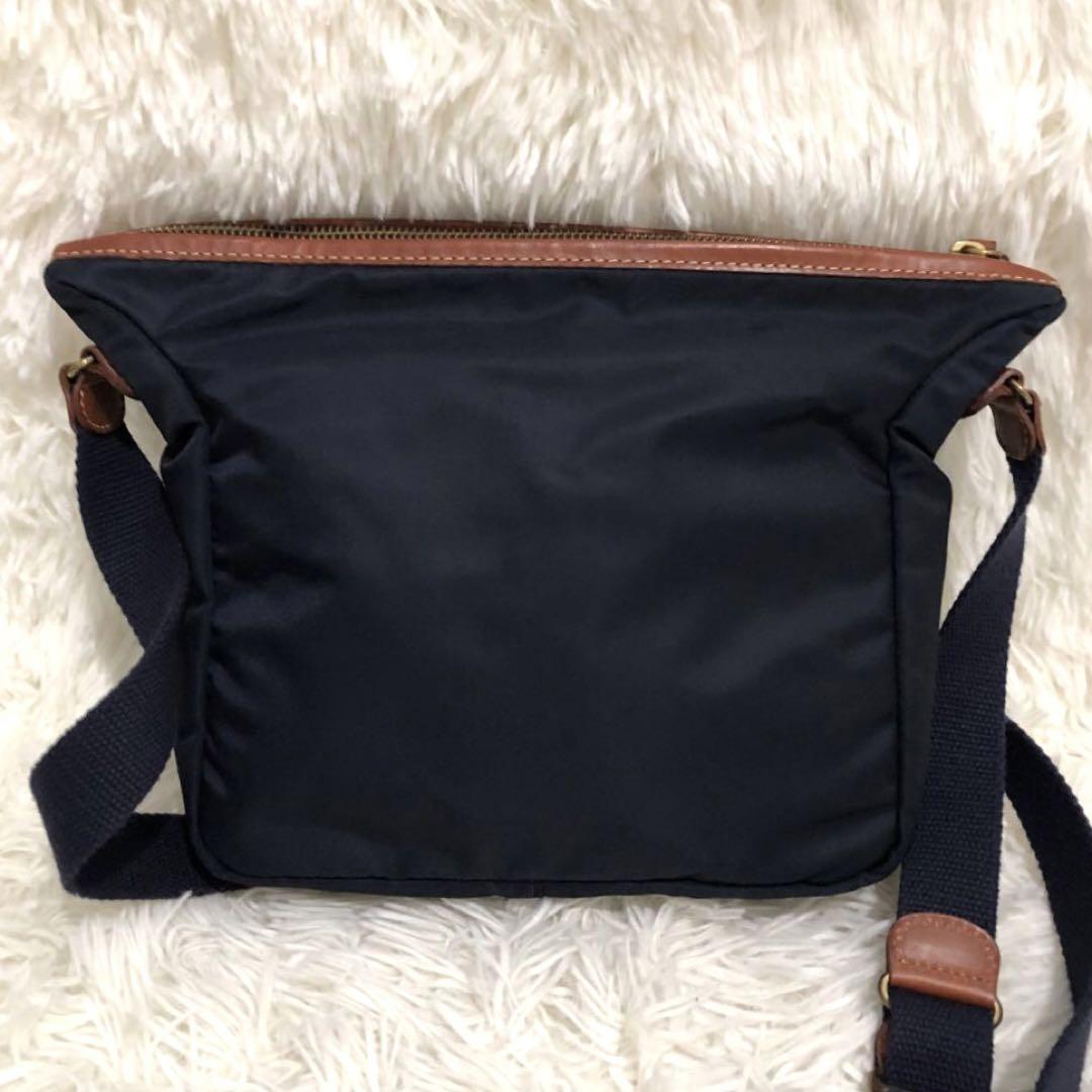 未使用保管品✨フェリージ ショルダーバッグ ナイロン ネイビー　メンズ