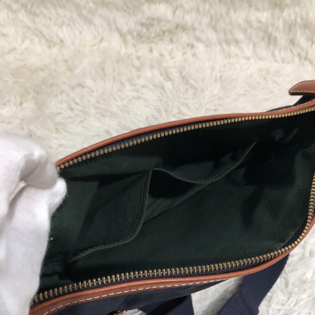 未使用保管品✨フェリージ ショルダーバッグ ナイロン ネイビー　メンズ