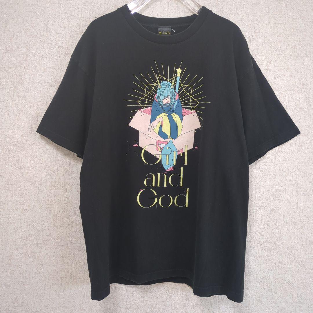 酸欠少女さユり　ライブtシャツ　グッズ　Lサイズ　ギター柄　黄色　グレー ほぼ未使用】酸欠少女さユり グッズTシャツ Lサイズの通販 by