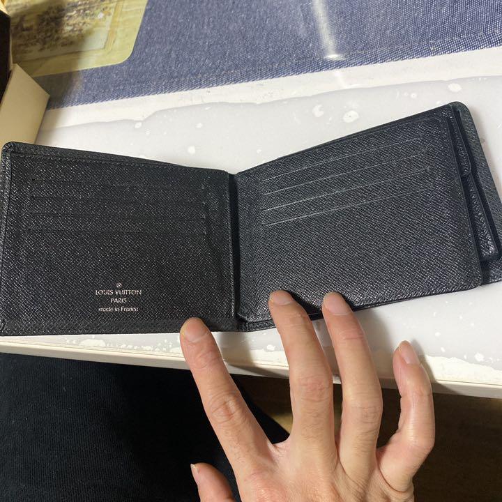 爆買い好評 美品 黒 LOUIS VUITTON ag7On-m50225065723 ルイヴィトン 財布 人気定番得価