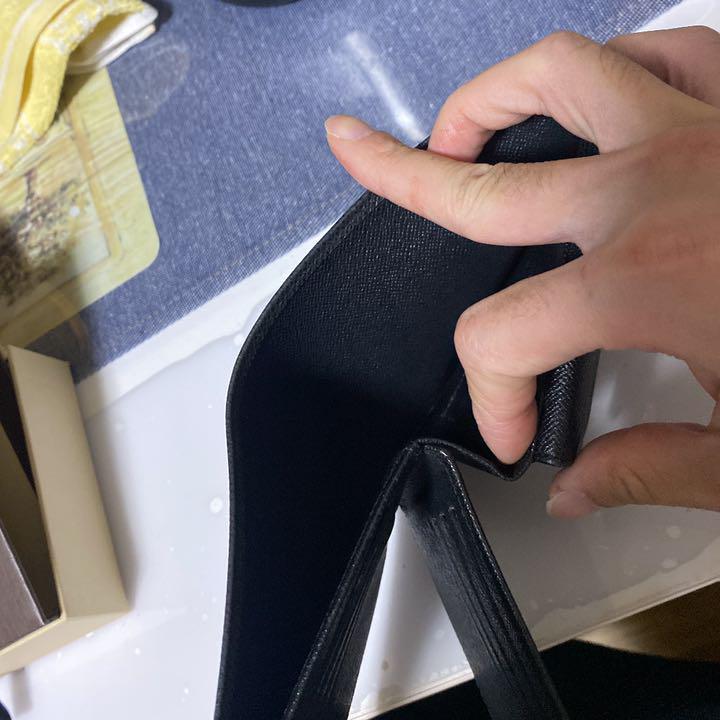 爆買い好評 美品 黒 LOUIS VUITTON ag7On-m50225065723 ルイヴィトン 財布 人気定番得価