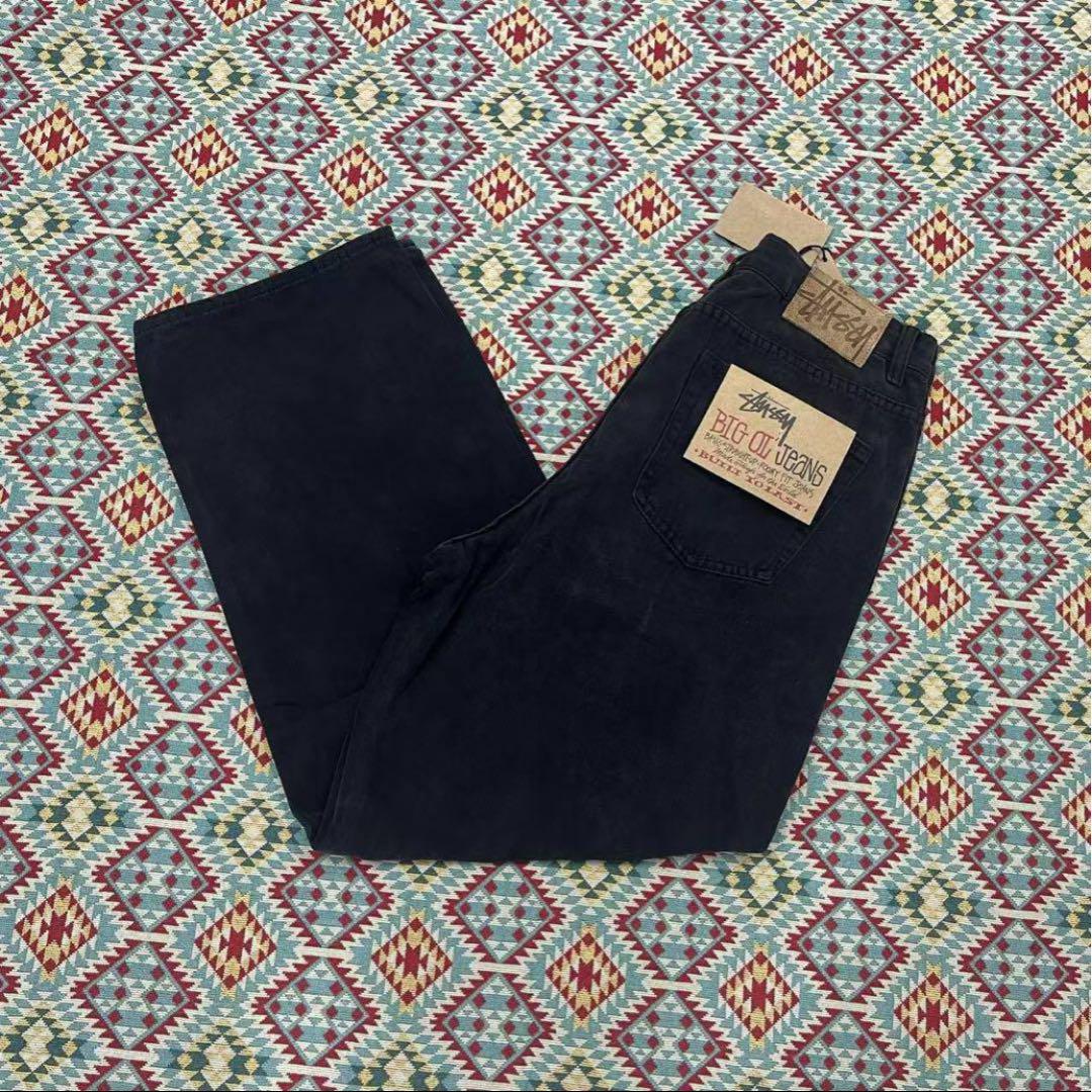 SUTSSY】JEAN WASHED CANVAS バギージーンズ 30 パンツ