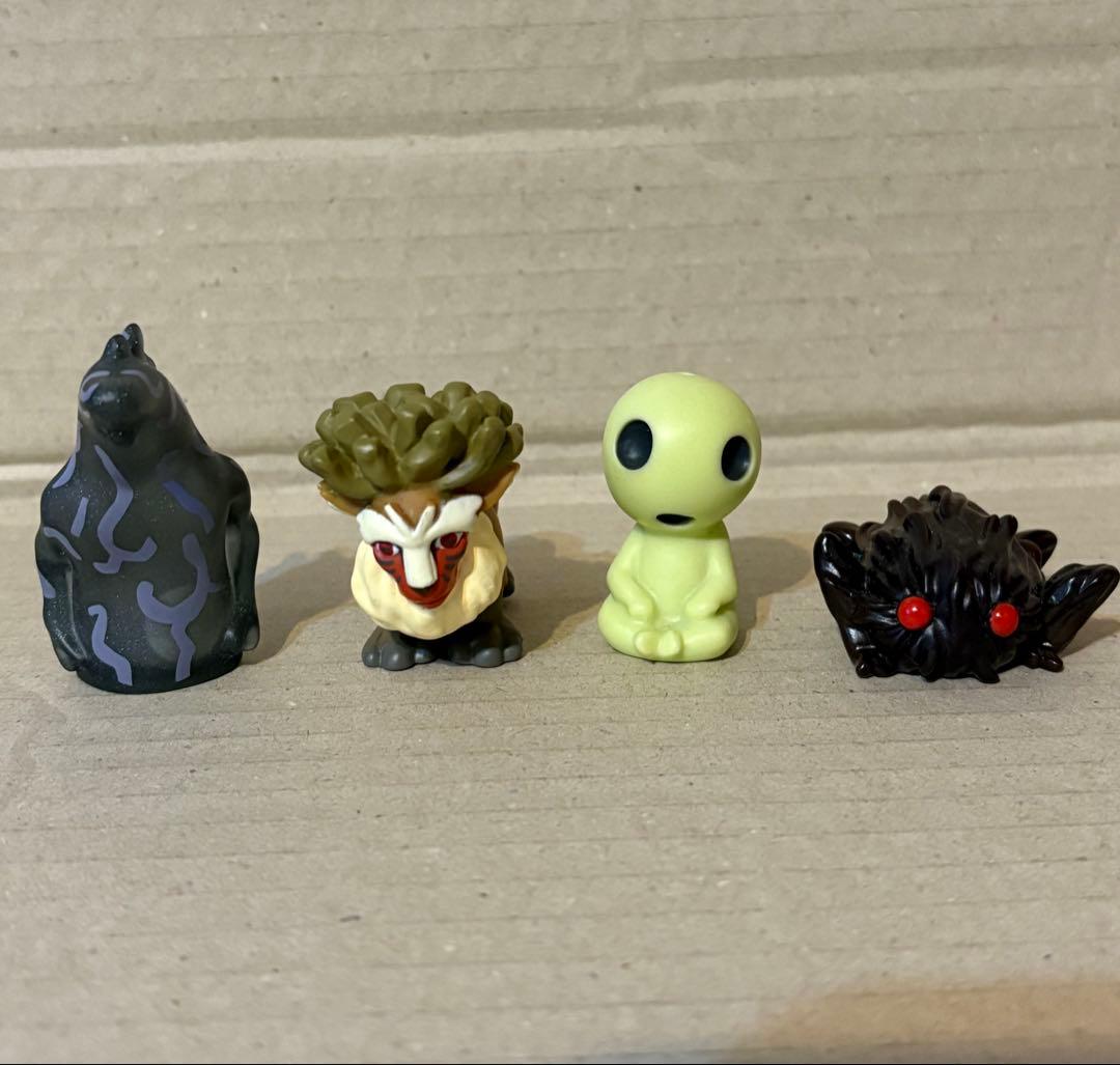 ジブリ　もののけ姫　指人形　デイダラボッチ　シシ神　こだま　祟り神