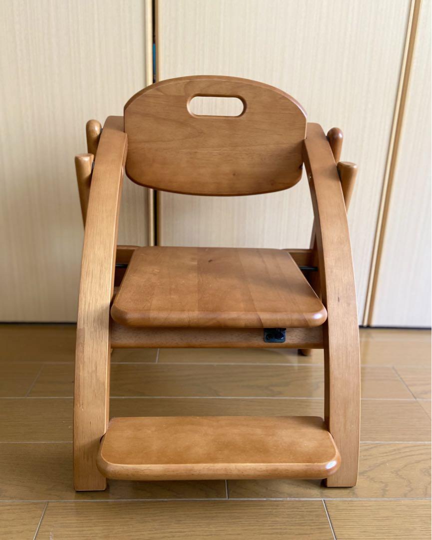 美品！大和屋 yamatoya アーチ木製ローチェアⅢ