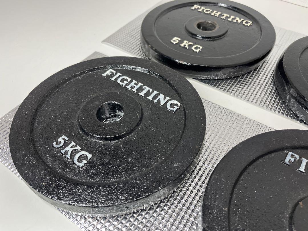 FIGHTING ROAD プレート ダンベル 筋トレ 5kg 4枚