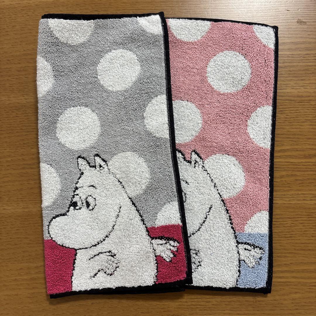 ムーミン タオルハンカチ 2枚セット