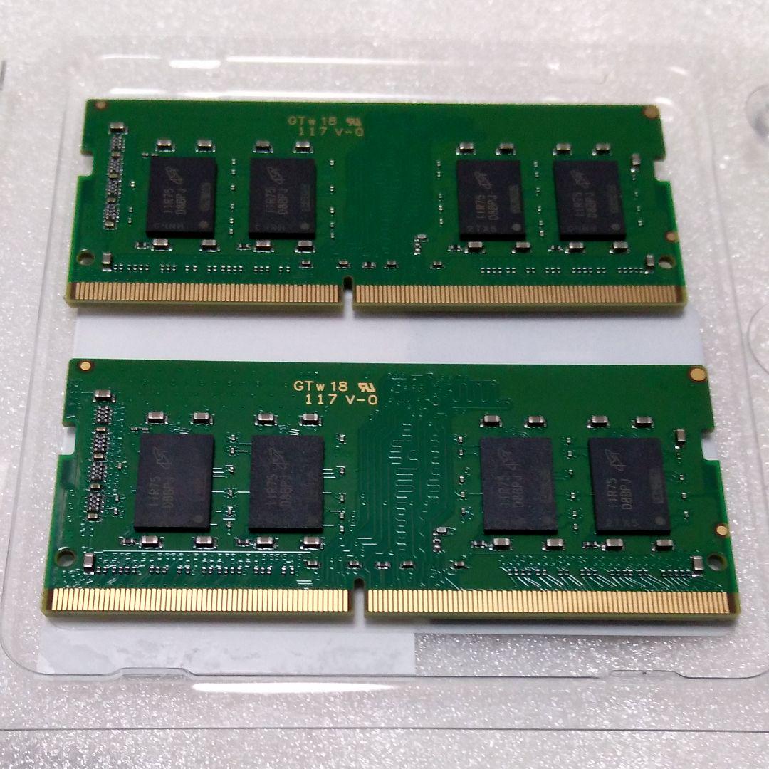・スマホ・ Crucial CT8G4SFRA32A 2枚セット MkWRY-m50231533165 8GB ノートPCメモリ カメラ