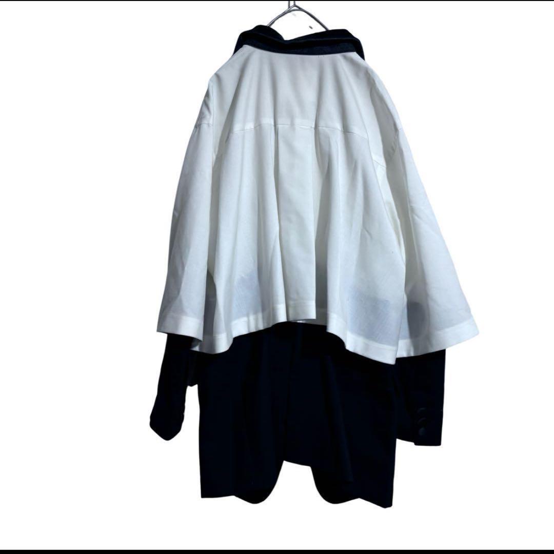 2021年春夏サカイ　シャツドッキングジャケット　sacai