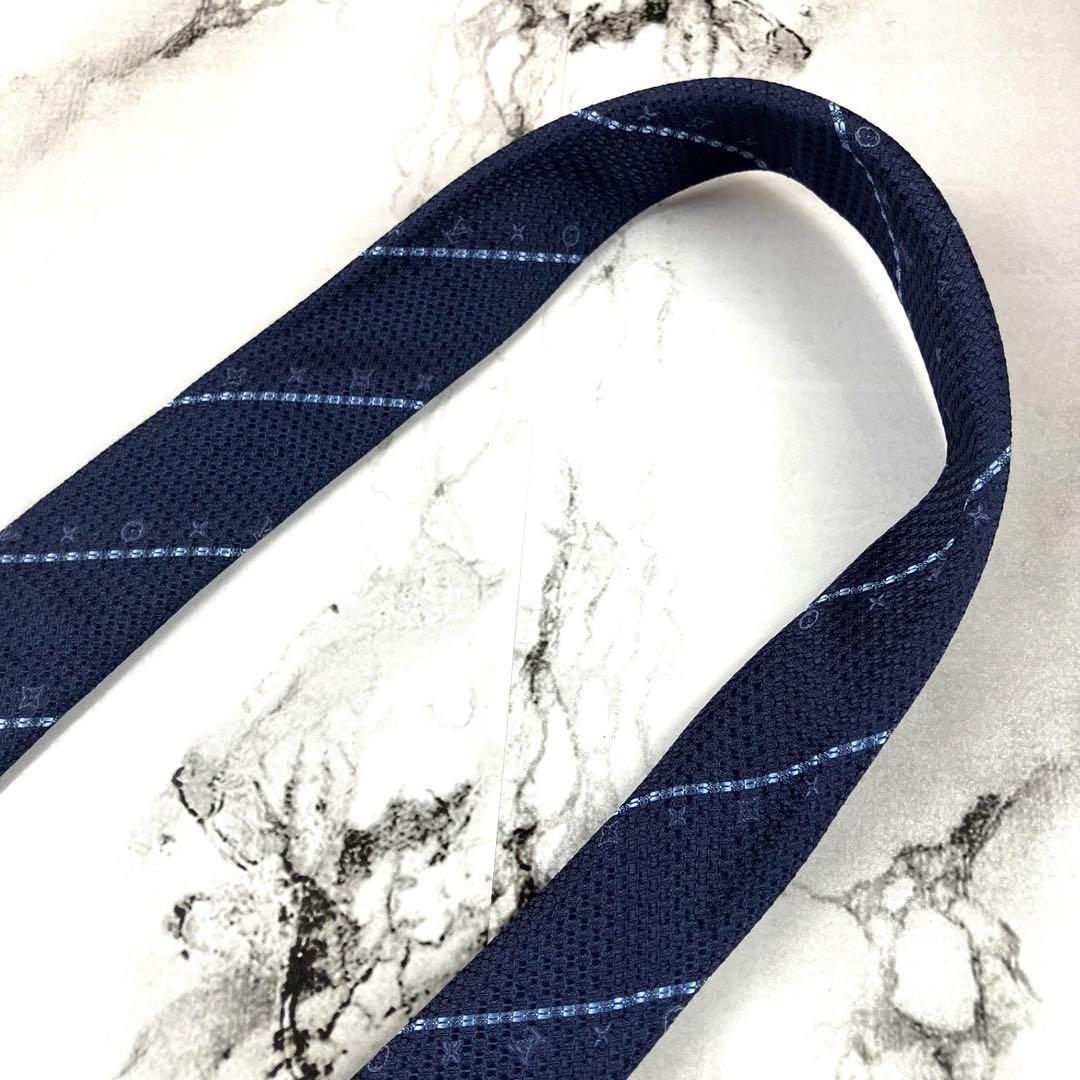 T.K様専用 美品 現行 ルイヴィトン ネクタイ クラヴァットストライプ 画像7