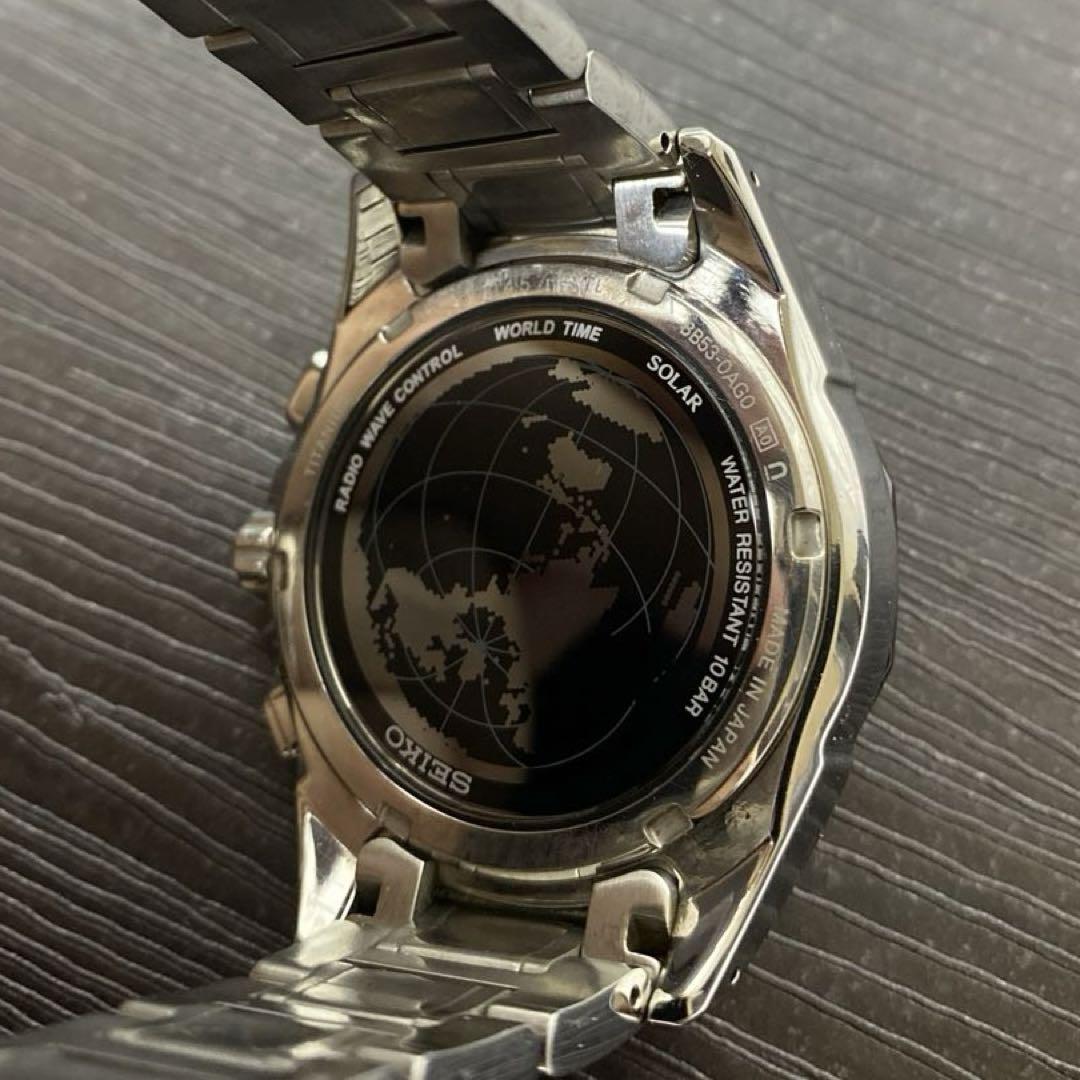 【稼働品】SEIKO BRIGHTZ/ブライツ電波ソーラーSAGA001 チタン