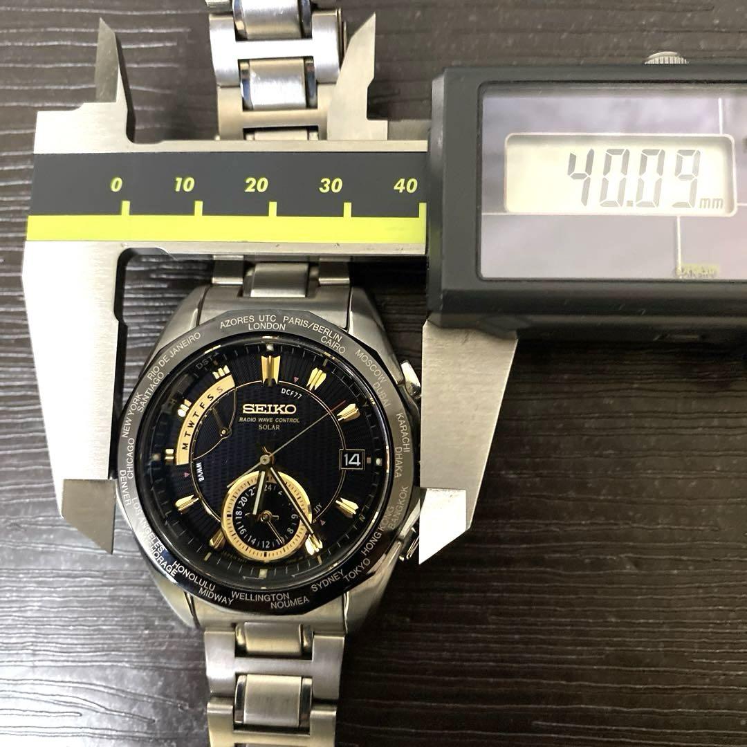 【稼働品】SEIKO BRIGHTZ/ブライツ電波ソーラーSAGA001 チタン
